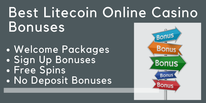 Best Litecoin online casino bonuses list - Arrows with bonus signs